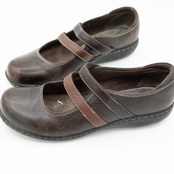 Clarks Bendables Sixty Cruise Tumbled Leather Mary Jane Slip On Loafer - Picture 1 of 12